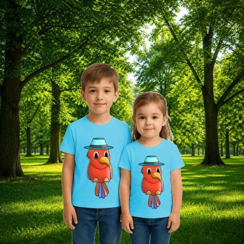 Kids-T-Shirt---Colourful-Bird---PaintzStories_Sibling-Pair544e98f676bff6e8.jpeg