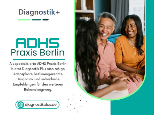 Eine erfahrene ADHS Praxis Berlin arbeitet nicht nur mit standardisierten Tests, sondern auch mit klinischer Erfahrung und individueller Betrachtung.

Diagnostik Plus
Tel: 030 23324257
Address: Fürbringer Str. 18, 10961 Berlin

Offizielle Website: https://diagnostikplus.de/berlin/adhs-diagnostik

Lesen Sie unseren Blog:
https://diagnostikplus.wordpress.com/2026/07/16/adhs-diagnostik/
https://medium.com/@diagnostikplus/adhs-test-erwachsene-094221c9d35a
https://diagnostikplus.wixsite.com/diagnostikplus/post/adhs-praxis-berlin

Weitere Links:
https://campsite.bio/diagnostikplus
https://vimeo.com/diagnostikplus
https://www.viki.com/users/diagnostikplus/overview