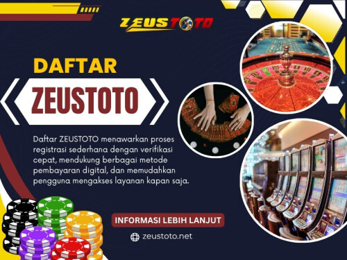 Setelah berhasil melakukan daftar zeustoto, menjaga keamanan akun menjadi tanggung jawab setiap pengguna. Jangan menggunakan password yang sama untuk semua akun online.

Baca Blog Kami:
https://zeustotoindonesia.jimdosite.com/
https://zeustotologin.systeme.io/zeustoto
https://zeustotologin.wixsite.com/zeustoto/

Tautan Lainnya:
https://www.buzzfeed.com/zeustotologin
https://issuu.com/zeustotologin
https://disqus.com/by/zeustotologin/about/