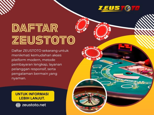 Sebelum melakukan daftar zeustoto, ada beberapa hal yang sebaiknya dipersiapkan. Melakukan registrasi melalui perangkat pribadi jauh lebih aman dibandingkan menggunakan komputer umum.

Baca Blog Kami:
https://zeustoto.weebly.com/
https://zeustotoindonesia.jimdosite.com/
https://zeustoto.mystrikingly.com/

Tautan Lainnya:
https://www.magcloud.com/user/zeustotologin
https://www.ted.com/profiles/51753016
https://www.viki.com/collections/4286863l-zeustoto