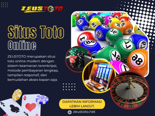 Hal yang sama juga berlaku ketika seseorang ingin memilih situs toto online terpercaya. Ulasan dari pengguna dapat memberikan gambaran yang lebih nyata mengenai kualitas layanan, kenyamanan penggunaan, hingga tingkat keamanan sebuah platform.

Baca Blog Kami:
https://zeustoto.weebly.com/
https://zeustotoindonesia.jimdosite.com/
https://zeustoto.mystrikingly.com/

Tautan Lainnya:
https://www.magcloud.com/user/zeustotologin
https://www.ted.com/profiles/51753016
https://www.viki.com/collections/4286863l-zeustoto