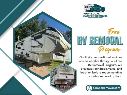 Some owners may also qualify for a Free RV Removal Program, making the process even more convenient. Exploring available options early can make the entire experience easier and more cost-effective.

Phone no: +1(844) 474-2429
