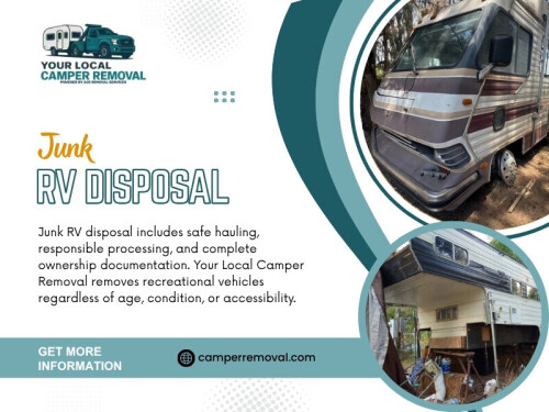 Choosing professional Junk RV Disposal before these problems become worse can prevent additional property concerns and eliminate future headaches.

Phone no: +1(844) 474-2429