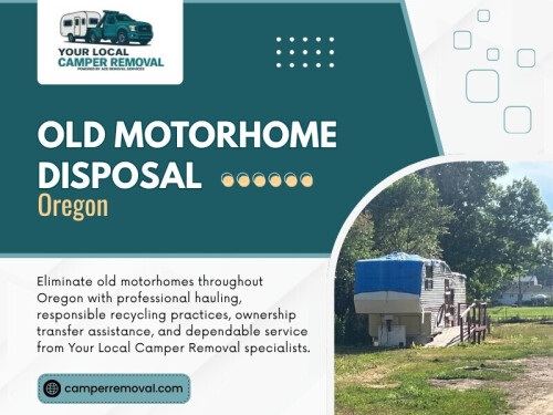 When restoration is no longer practical, Old Motorhome Disposal Oregon provides an effective option for safely removing aging motorhomes while avoiding the cost of continued maintenance.

Phone no: +1(844) 474-2429