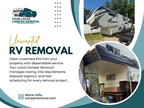Choosing Unwanted RV Removal is often the simplest way to eliminate an unused vehicle that has become more of a burden than a benefit. Acting before the condition worsens can help avoid unnecessary expenses and free up valuable property space.

Phone no: +1(844) 474-2429